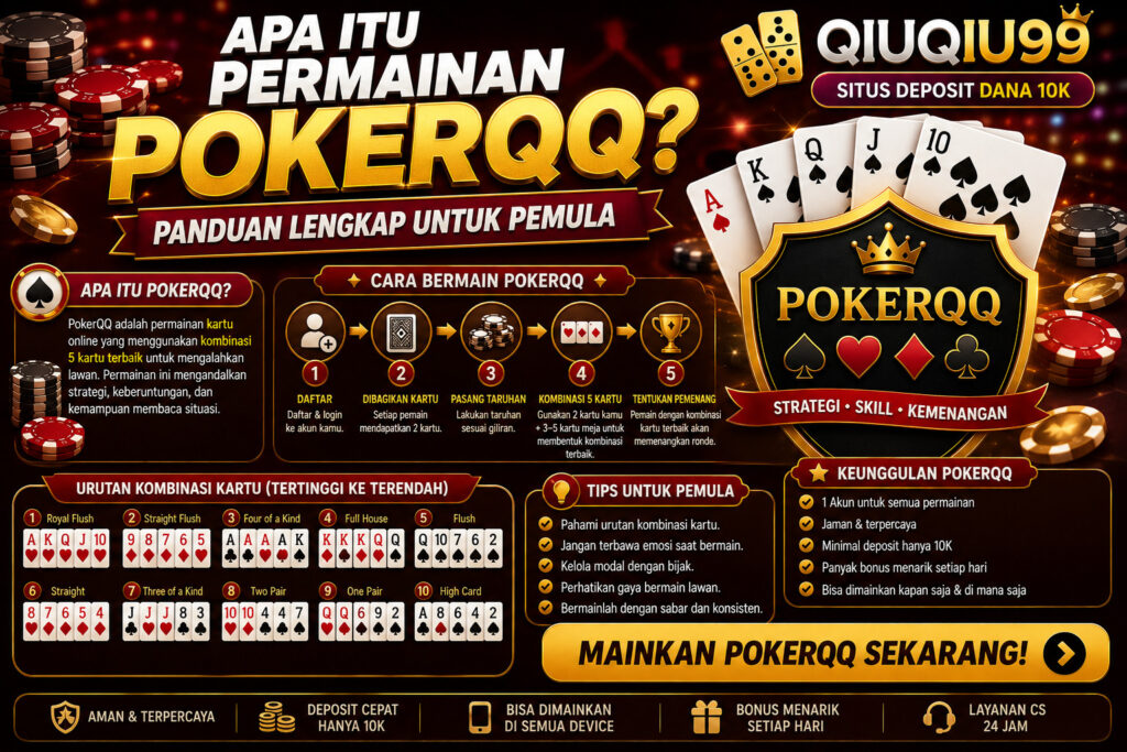 Apa Itu Permainan PokerQQ? Panduan Lengkap untuk Pemula
