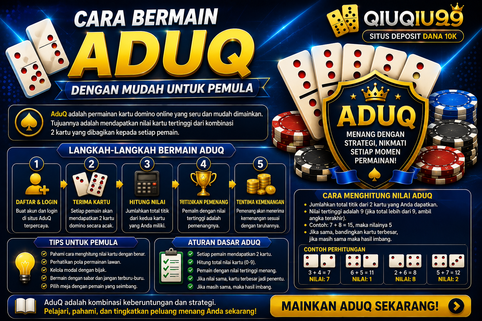 Cara Bermain AduQ dengan Mudah untuk Pemula