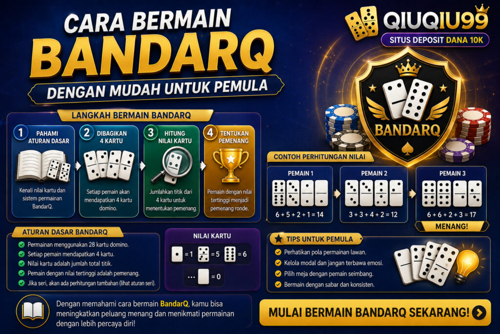 Cara Bermain BandarQ dengan Mudah untuk Pemula