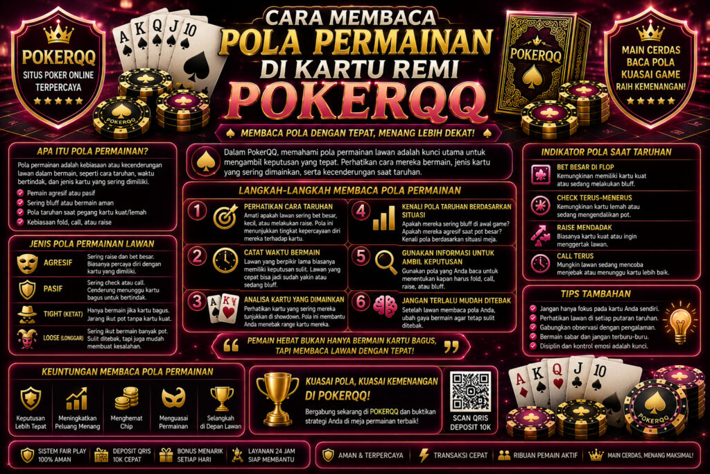Cara Membaca Pola Permainan di Kartu Remi PokerQQ