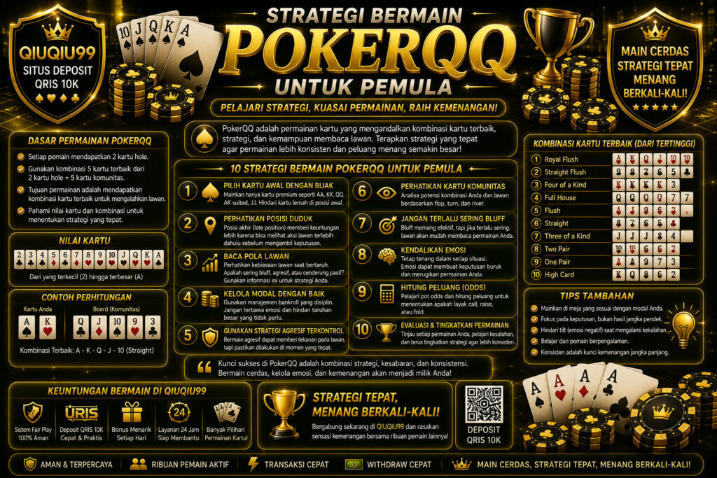 Strategi Bermain Permainan PokerQQ untuk Pemula
