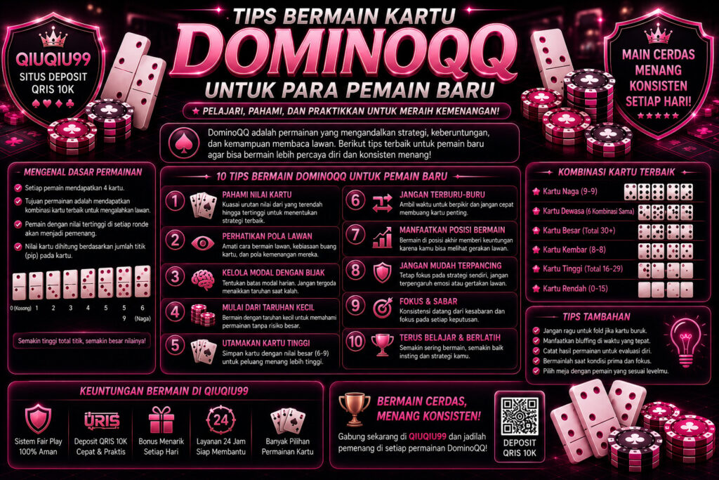 Tips Bermain Kartu DominoQQ untuk Para Pemain Baru