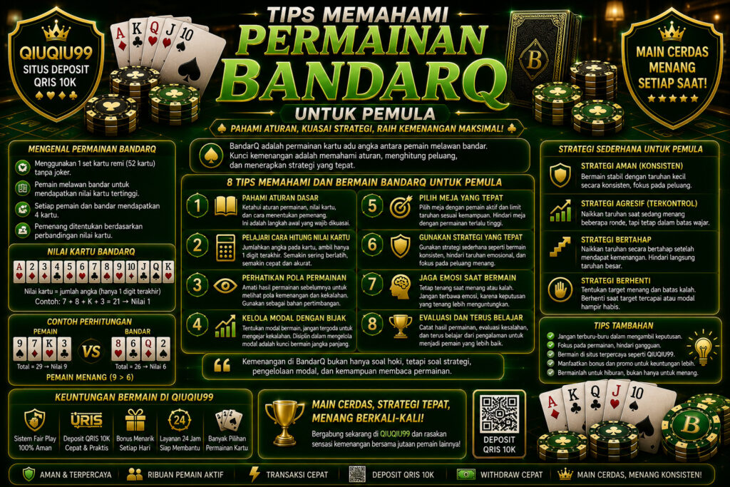 Tips Memahami Permainan BandarQ untuk Pemula